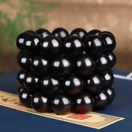Ebony Bracelet Ebony Red Sandalwood Buddha Beads Wooden Bracelet Bracelet Wenwan Wood Male Gear Bead