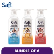 SAFI Anti-Bacterial Shower Cream 975g x6 [Halal Beauty] [Body Wash]