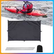 DRO_ Kayak Drape Waterproof UV-Resistant Extra Large Quick Release Universal Protective Oxford Cloth Comprehensive Protection Kayak Cover Kayak Supplies