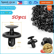 50pcs  Car Bumper clip Auto Fastener Clip Fasteners Plactic Rivets Retainer Toyota/Honda Vios Altis