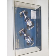 Mini Cut 1/43 Williams FW18 FW19 Champion Double Car Set, Limited Edition. FW18 Damon Hill 1996 Cham