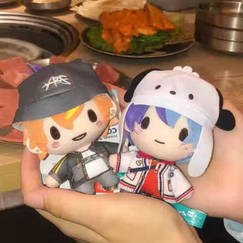 Project Sekai Touma Aoyagi Shinonome Akito Cosplay Anime Plush 10CM Cute Stuffed Body Plushie Cartoo