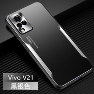 DKHORSING Luxury Casing Vivo V21 5G Case VIVO V20 Matte Shockproof Soft Edge Metal Hard Phone Case VIVOV21 Cover