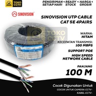CAT5e 4 PAIRS UTP LAN CABLE, SINOVISION black 100M