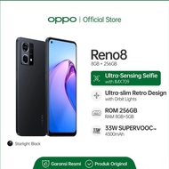 OPPO Reno 8 5G 8/256GB Garansi Resmi Oppo Reno 8 4G 8GB 256GB Hitam 