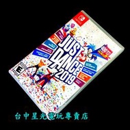 缺貨【NS原版片】☆ Switch Just Dance 舞力全開2019  ☆【中文版 中古二手商品】台中星光電玩