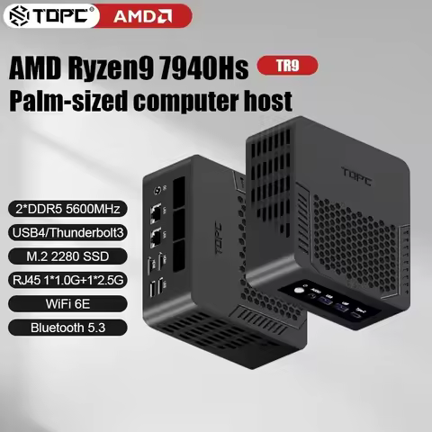 SZBOX TR9 MINI PC Ryzen 9 7940HS Ryzen 7 6800H Random Color PC Windows 11 DDR5 M.2 NVME SSD PCIE4.0 