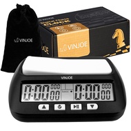Chess Clock Digital Chess Timer Professional for Board Games,Portable Digital Chess Clock & Game Tim