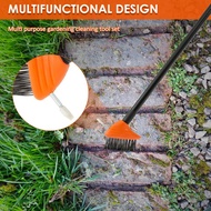 Weed Grass Removal Brush Tool Weeder Remover Garden Rooting Wire Brush Adjustable Handle Loose Soil