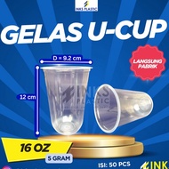 16 OZ PLASTIC CUPS U CUP OVAL PLASTIC CUPS 16OZ PET CUP 16OZ