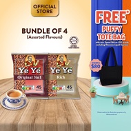 (Bundle of 4) YEYE Instant 3in1 Coffee, 45 sachets (Expiry: Dec 2027)