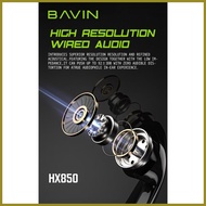❦ ∇ ▩ Bavin Music universal earphones With Microphone headset 3d Stereo sound HX850