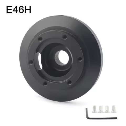 E46H Steering Wheel Short Boss Hub Adapter Kit Black Quick Release Hub Adaptor Kit For BMW E46 323i/