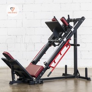 45° Leg Press Hack Squat Machine Plate Loaded Hamstrings Glutes Extension Weight Plate Storage Lower