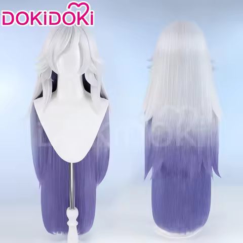 IN STOCK Emily Wig Anime Cosplay Wig DokiDoki Women 100cm Long Hair Pre Crimped Wig Emily High Heat 