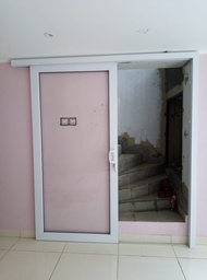 pintu sliding 1 daun upvc
