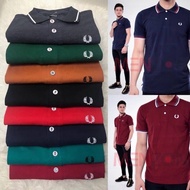 👕💯Baru men's polo fred ferry baju lelaki t shirt 100%cotton✅