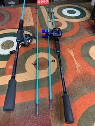 Joran zorro Majestic set Reel dragcliker one way