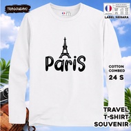 FRANCE LONG-SLEEVED SOUVENIR T-SHIRT 32 WEAR NATIONALTAG ASAL FRANCE COTTON 24S SOUVENIR PREMIUM GIF