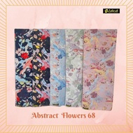 Abtract flowers 68 square hijab