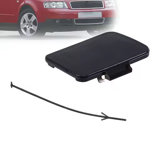 OB-Replacement For- A4 B6 2001-2005 Front Bumper Spoiler Towing Eye Hook Cover 8E0807241