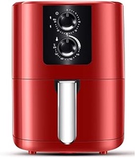 Air Fryer Without Oil 5L Large Capacity Air Frier Household Intelligent Fryers Oven With Timer (Color : Red, Size : 240 * 240 * 320mm) Commemoration Day
