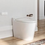 ELLAI Smart Toilet with Bidet Built In, Bidet Toilet with Remote Control,Elongated Japanese Toilet with Auto Flush/Heated Seat/Warm Water/Air Drying Function/LED Night Light