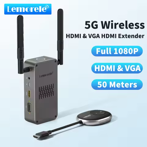 Lemorele wireless hdmi transmitter tdt hd tv receiver Projector 4k projector Video Transmitter & Rec
