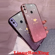 Casing huawei y7 2019 huawei y9 2019 huawei y7 pro 2019 phone case Softcase Silicone shockproof Cover new design glitter for girls lovers clear case SFAX01