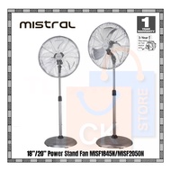 Mistral 18” MISF1845N  MISF 1845N | 20” MISF2050N  MISF 2050N Power Industrial Metal Stand Fan (3 Years Motor Warranty)