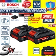 COMBO Bosch 1x / 2x Battery Pack ProCORE18V 4.0Ah / 18V Expert 4.0Ah Professional