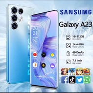 【สินค้าขายดี】โทรศัพท์มือถือต้นฉบับ Android A23+5G หน้าจอ7.1 นิ้ว สมาร์ทโฟนAndroid โทรศัพท์ของแท้ 16GB RAM+512GB ROM มือถือราคาถูก เมนูภาษาไทย ส่งฟรีทุกที่