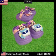 Kasut Budak Perempuan Girl Kid Slipper Scandal Perempuan Bear Kid Shoes TMKS75