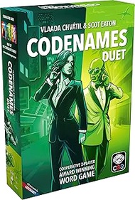CGE Codenames: Duet Board Game (2nd Edition) The Top Secret Cooperative Word Association Game for Tw