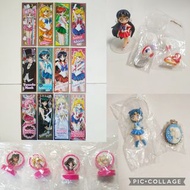 美少女戰士 火野麗 水野阿美 月野兔 土萌螢 扭蛋 公仔 figure 印章 貼紙