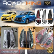 NEW MODEL PERODUA MYVI LAGI BEST ICON TAIL LAMP BRAKE LIGHT BAR RUNNING LED RED JDM ALBINO SMOKE