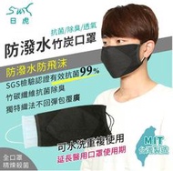 【大台南電腦量販】促 台灣製造 SGS布面竹碳雙用口罩 3入 防潑水、竹炭設計、可水洗.舒適不悶熱