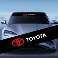 Suitable for Toyota GR GAZOO RACING Toyota Yaris Hilux Auris Rav4 car front windshield stickers fron