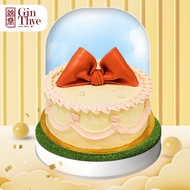 [Gin Thye] Rosé Ribbon Charm Cake 5 Inch | Fresh Baked