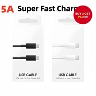 SS Super Fast Type C to USB-C 5A Charging Cable for All Samsung Note Galaxy Phones  SS Super Fast Ka