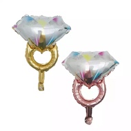 30cm bridal shower ring balloon cute/diamond balloon baloonRing