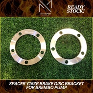 SPACER Y15ZR BRAKE DISC BRACKET 004 / 005  for CALIPER fit Y15ZR USE BREMBO CALIPER