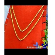 Genuine crystal layer tulang free box jewelry rice necklace 10sk