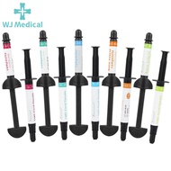 A1 A2 A3 A3.5 B1Dental Syringe Composite Curing Light Resin Dentist Materials Light Curing Resin Sha