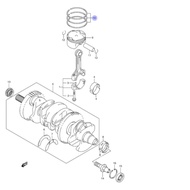 PistonRing SUZUKI GSX-R1000 GSXR1000 GSX1000 GSXR GSX-R 1000