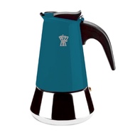 【GHIDINI】Pezzetti不鏽鋼摩卡壺(藍4杯)  |  濃縮咖啡 摩卡咖啡壺