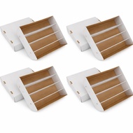 TCG Card Storage Box 3000+ Cards | 4 Compartments Trading Card Organizer | Pokemon One Piece Dragon 