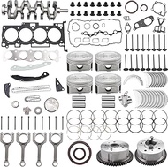 G4KE 2.4L Engine Overhaul Rebuild Kit w/Crankshaft/Con Rods for Hyundai KIA 2.4L