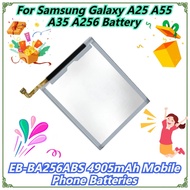 EB-BA256ABS 4905mAh Mobile Phone Batteries For Samsung Galaxy A25 A55 A35 A256 Battery