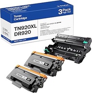 GOTOBY TN920XL Toner Cartridge and DR920 Drum Unit Compatible for Brother TN920 TN-920 DR920 DR-920 